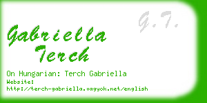 gabriella terch business card